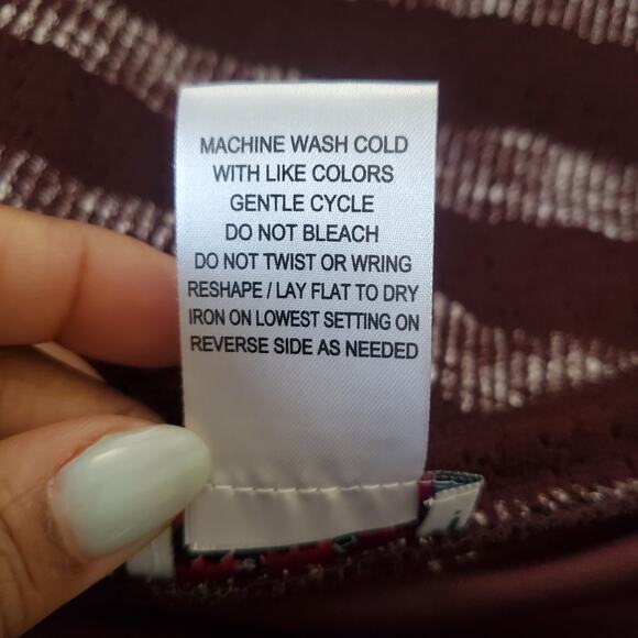 Three Pink Hearts Long Sleeve Striped Sweater Dress XL - Picture 6 of 6